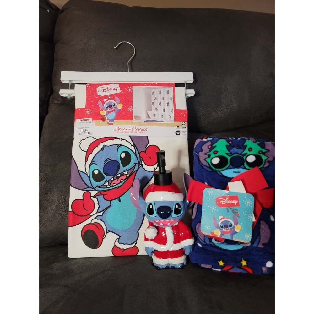 Disney Stitch bathroom set of 3